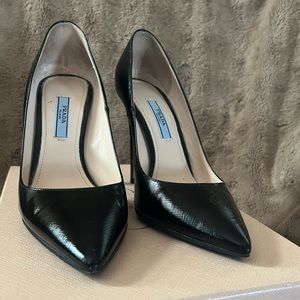 PRADA CALZATURE Donna Vernice St Saffiano Nero